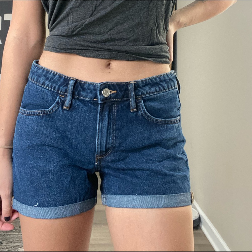 Denim shorts
